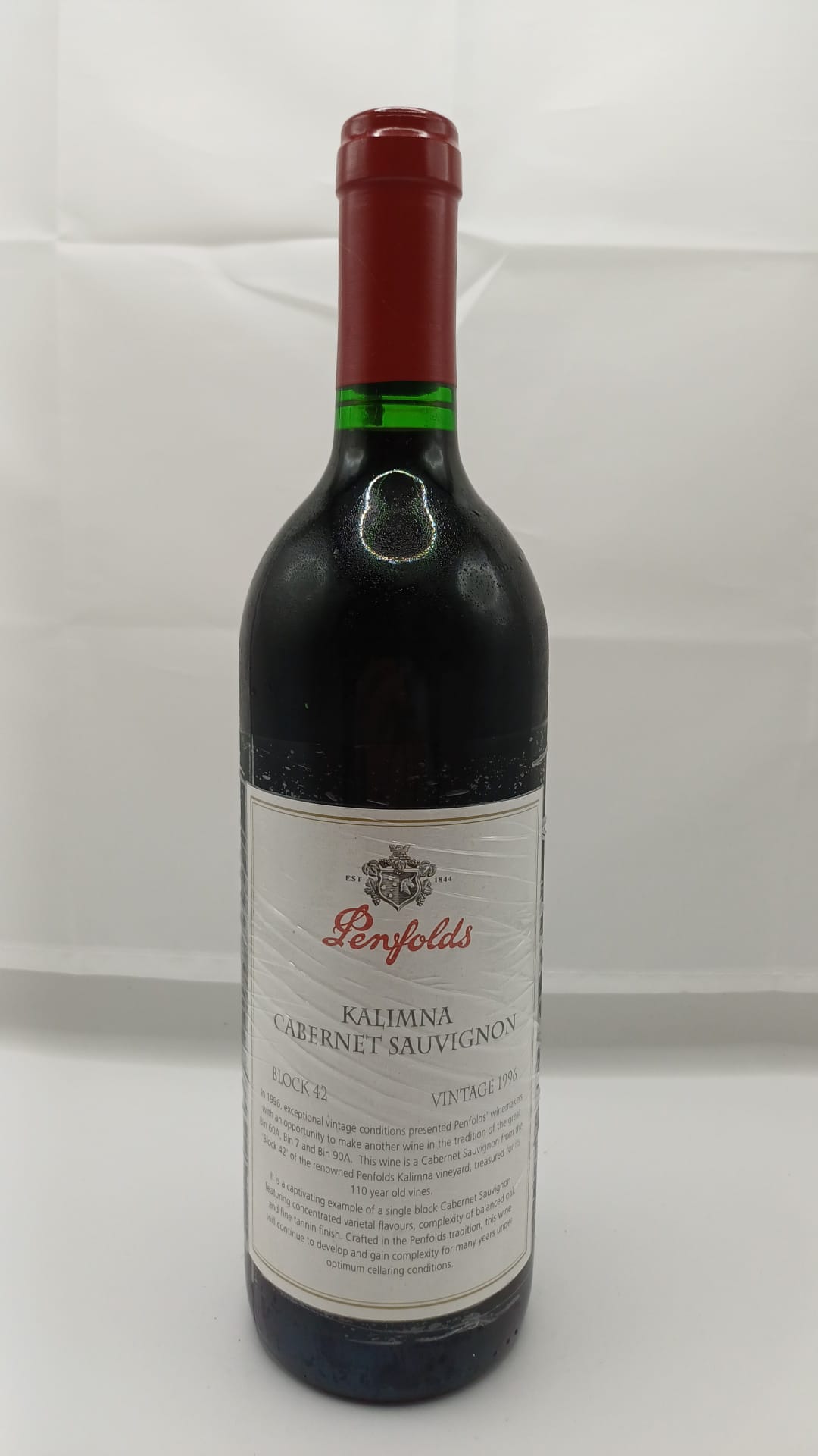 (image for) Penfolds Kalimna Block 42 1996 [WA 94]